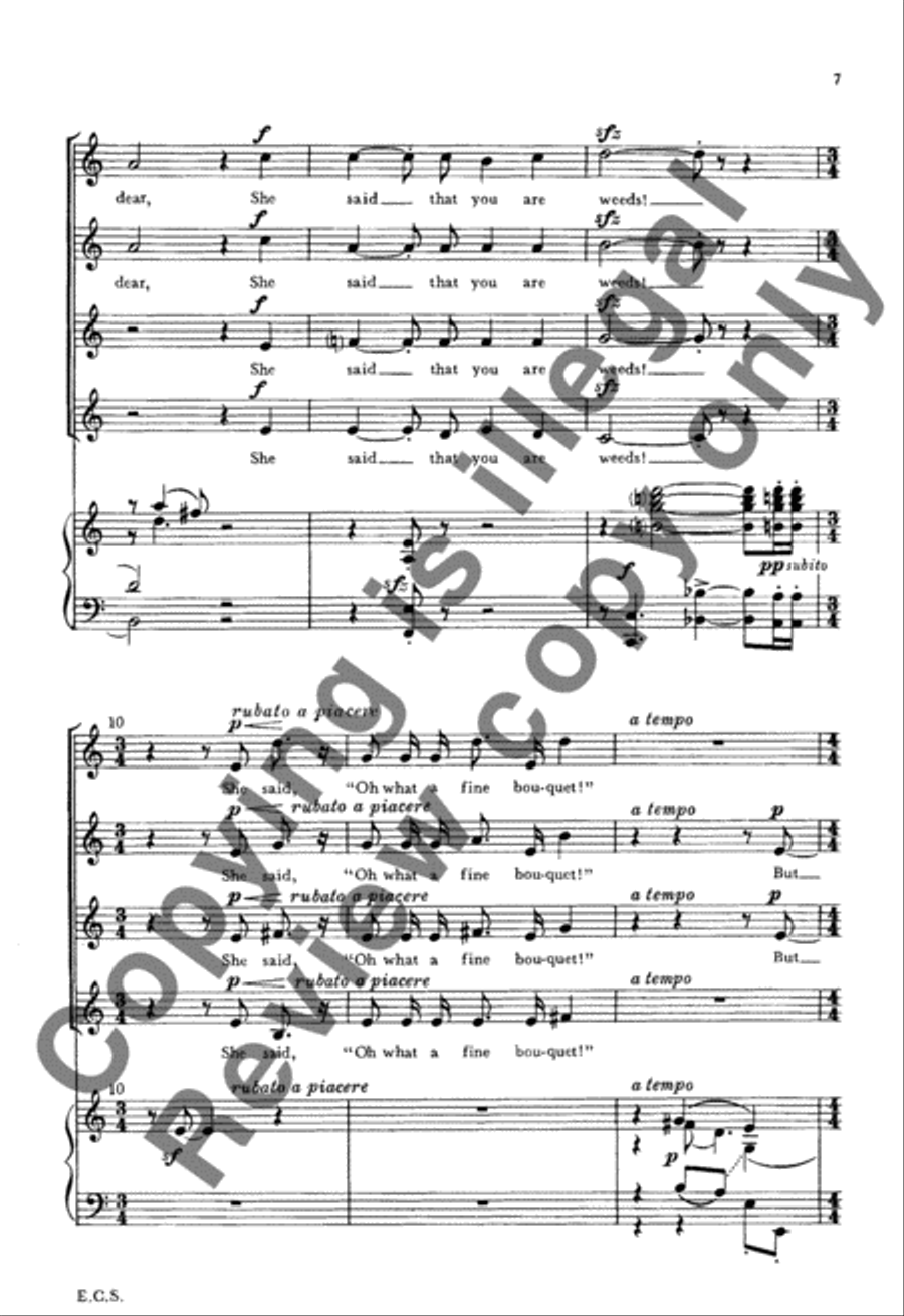 From A Very Little Sphinx SSAA scores gallery preview page 6