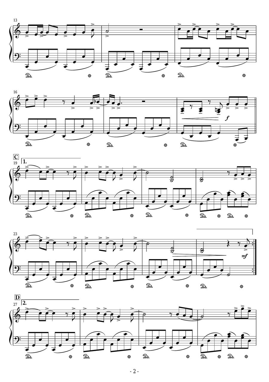 Dreamer Easy Piano scores gallery preview page 2
