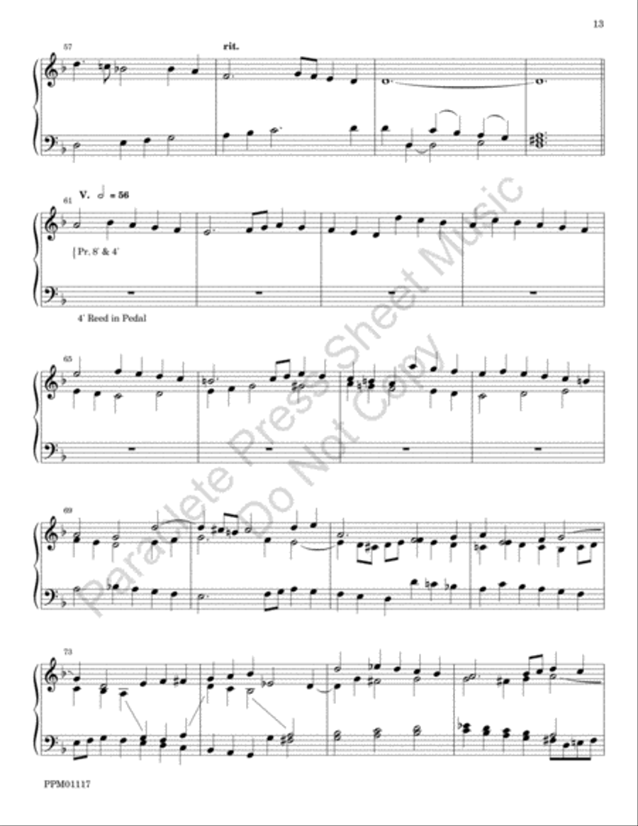 Tribute to Jeremiah Clarke Choir scores gallery preview page 14