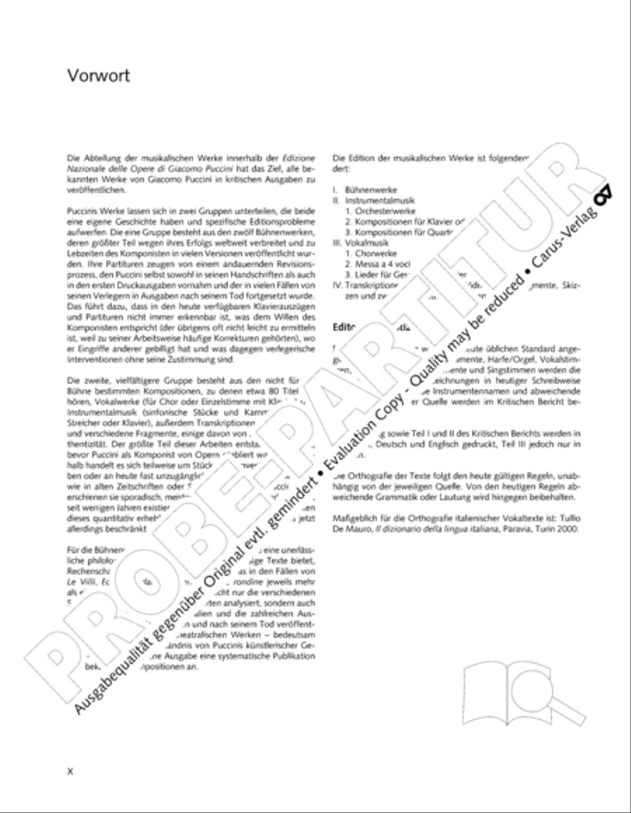 Edizione Nazionale delle Opere di Giacomo Puccini. II. Instrumental music; 1. Works for orchestra (vol. II/1) Score scores gallery preview page 11