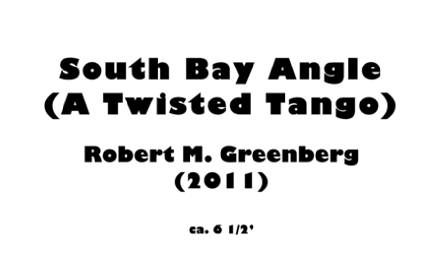 South Bay Angle for violin and piano Violin Solo scores gallery preview page 1