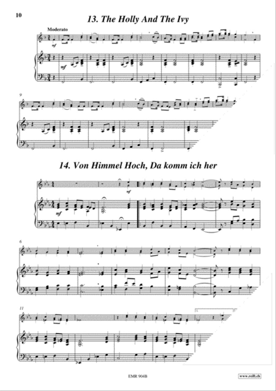 28 Weihnachtsmelodien Vol. 1 + 2 Woodwind Duet scores gallery preview page 18