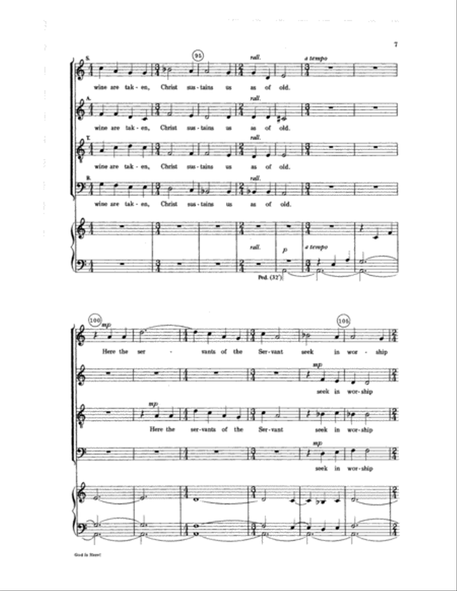 God Is Here! Choir scores gallery preview page 7