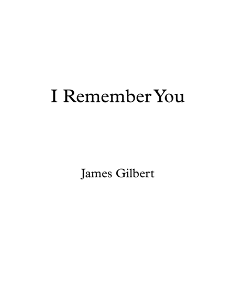 I Remember You Brass Ensemble scores gallery preview page 2