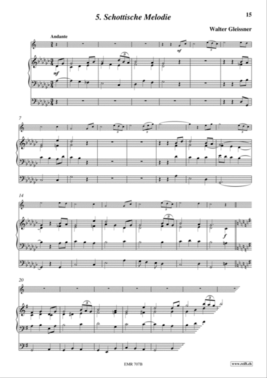 Alphorn & Organ Organ scores gallery preview page 8