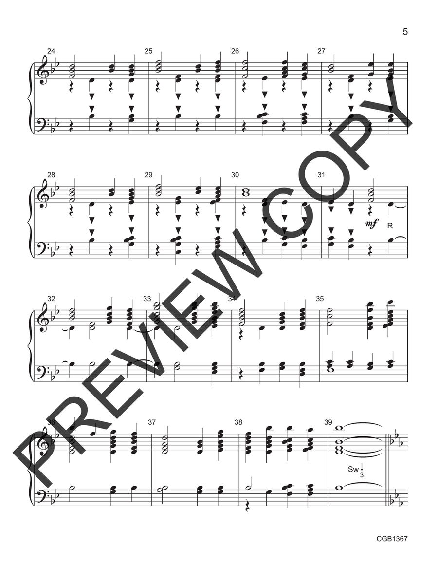 How Firm a Foundation (2-3 octaves) 3-Octaves scores gallery preview page 6