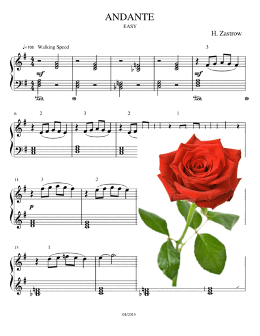 ANDANTE ANDANTE Piano Method scores gallery preview page 1