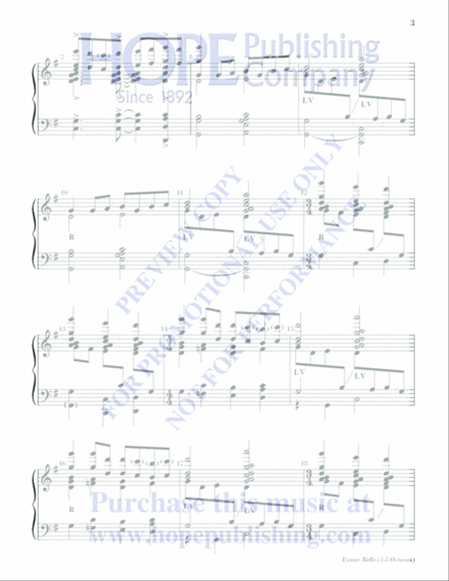 Easter Bells 5-Octaves scores gallery preview page 3