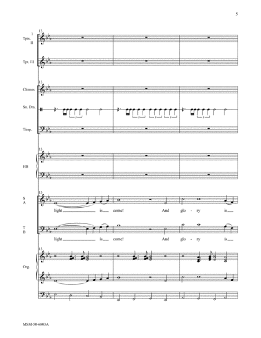 Arise and Shine! Choir scores gallery preview page 5