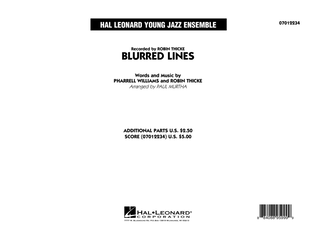 Book cover for Blurred Lines - Conductor Score (Full Score)