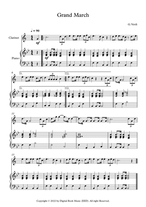 Grand March (Aida) - Giuseppe Verdi (Clarinet + Piano)