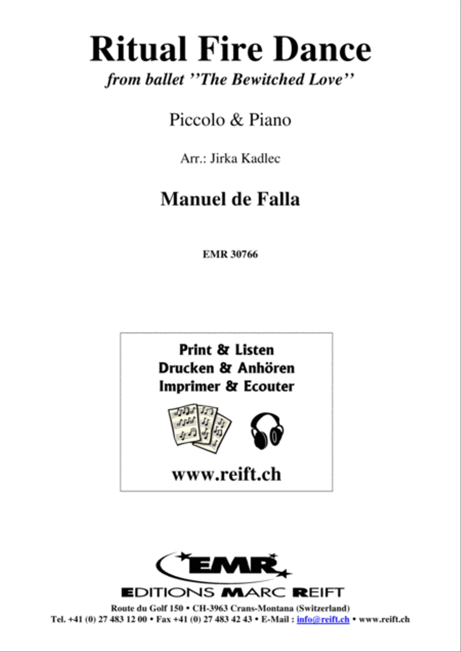 Ritual Fire Dance Ritual Fire Dance Piccolo scores gallery preview page 1