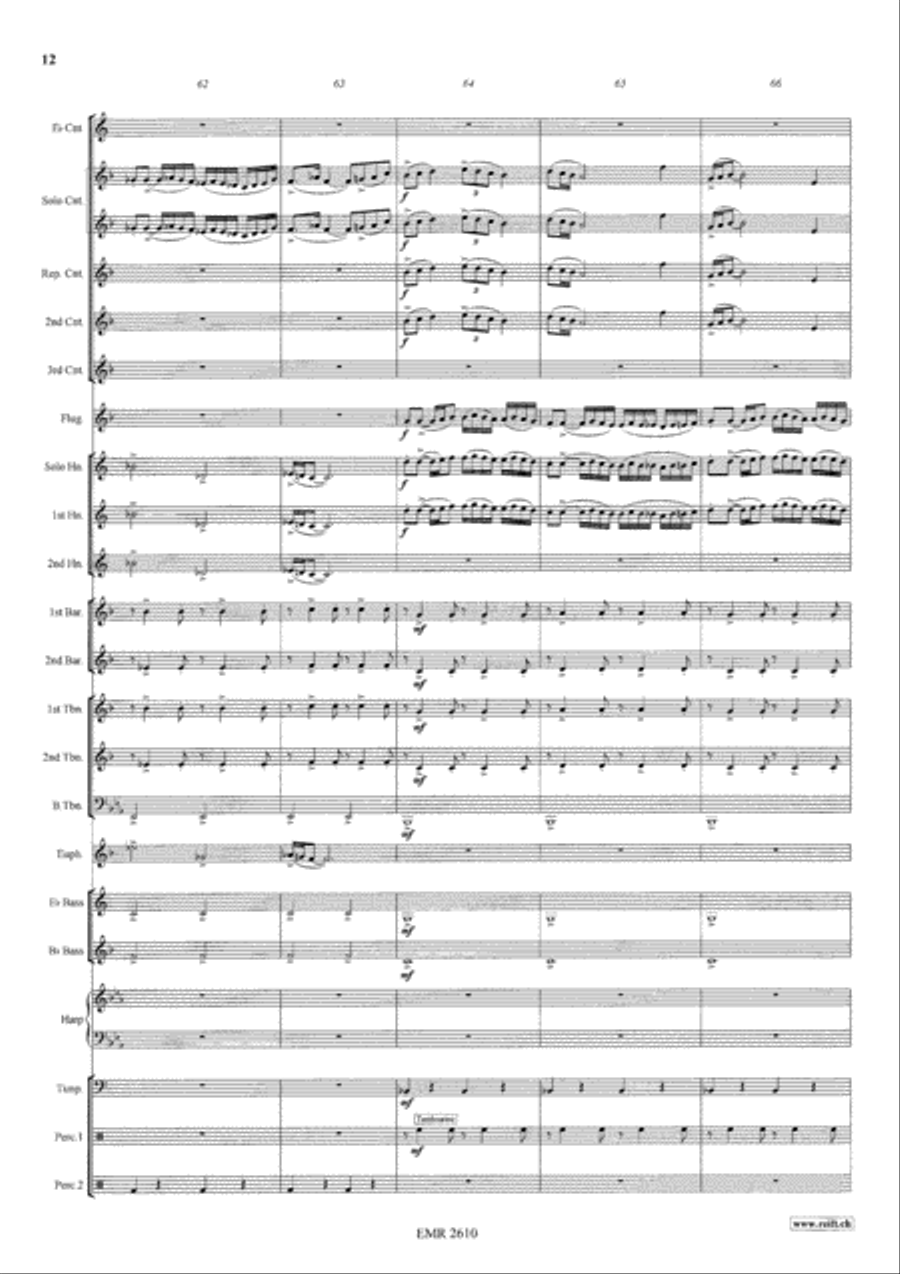 Polovtsian Dances Polovtsian Dances Brass Band scores gallery preview page 13