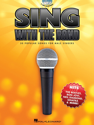 Sing With The Band Male Edition Book/2CD