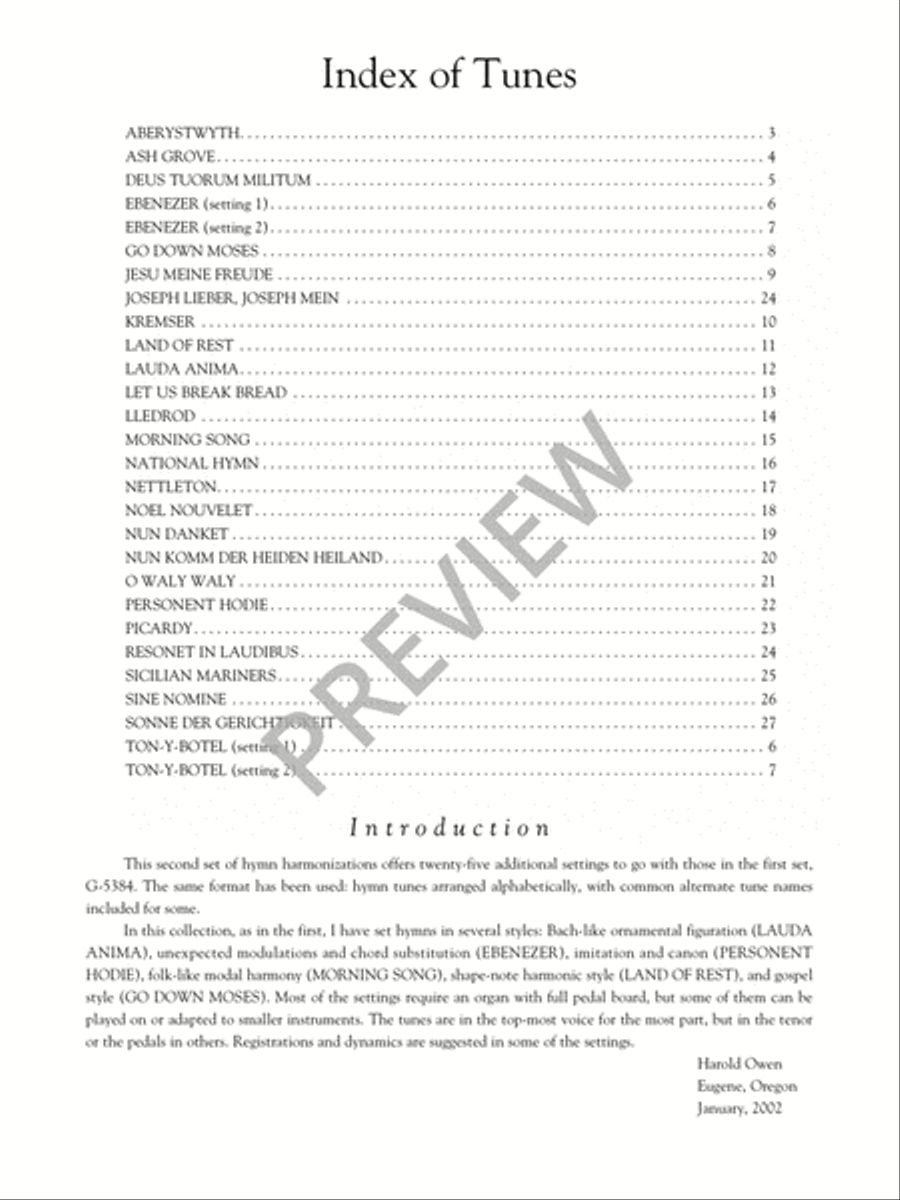 Twenty-Five Organ Harmonizations - Volume 2 Organ scores gallery preview page 4