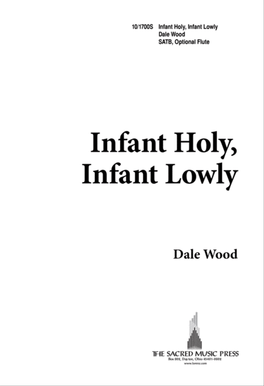 Infant Holy, Infant Lowly 4-Part scores gallery preview page 1