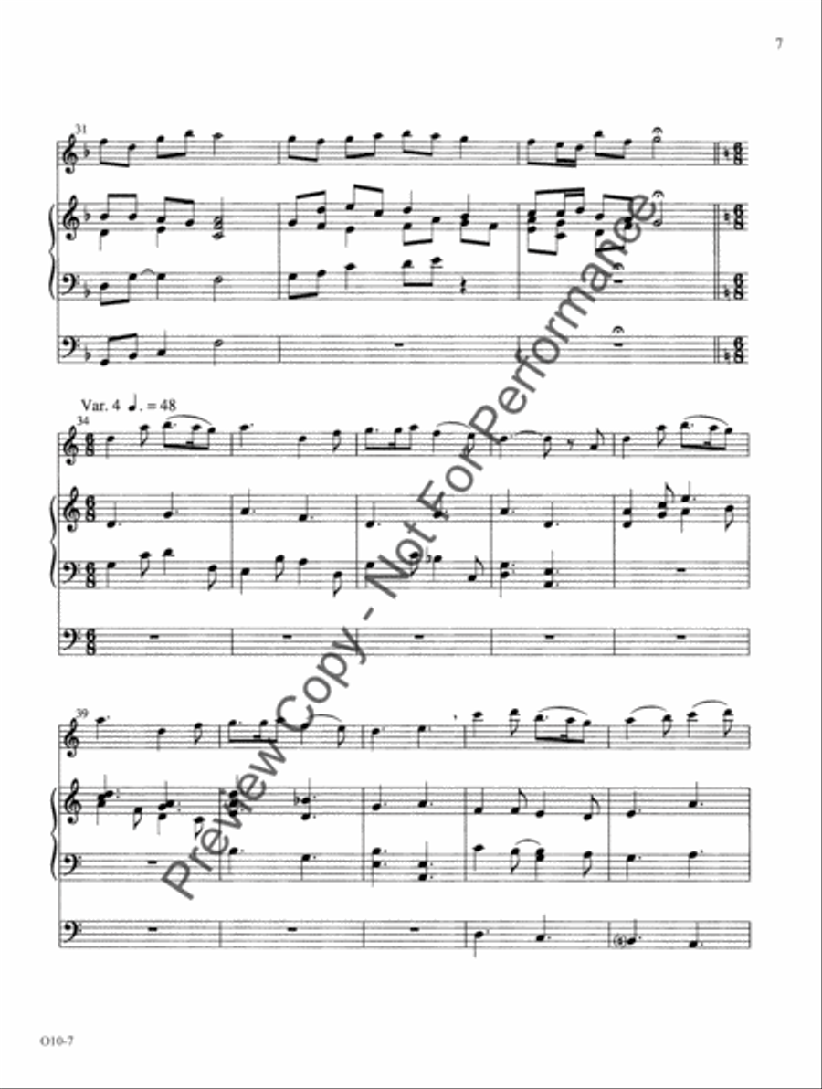 Noel Nouvelet - organ and flute Flute scores gallery preview page 5