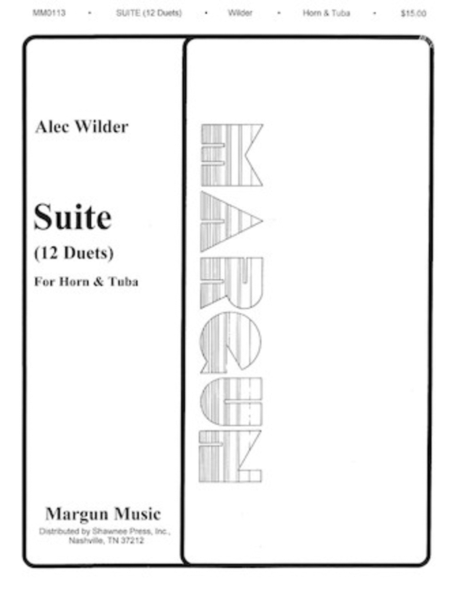 12 Duets for Horn and Tuba Brass Duet scores gallery preview page 1
