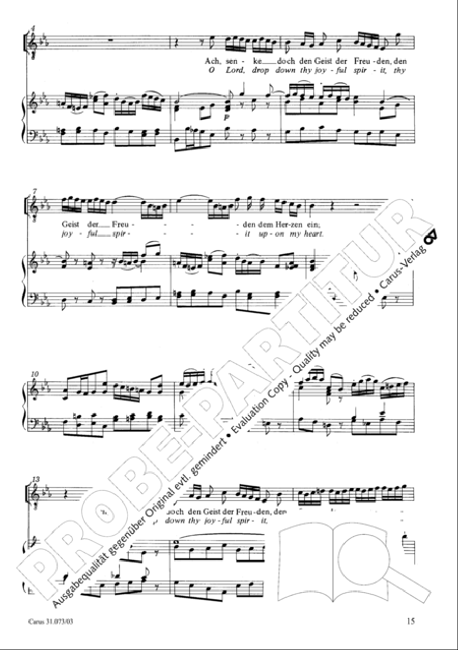 Thy will, O Lord, be done for me (Herr, wie du willt, so schicks mit mir) STB scores gallery preview page 16