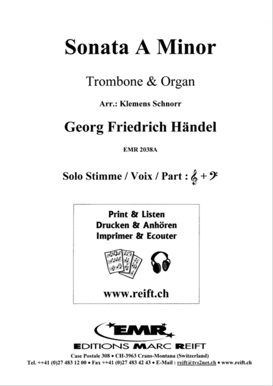 Sonata in G Minor Sonata in G Minor Trombone scores gallery preview page 9