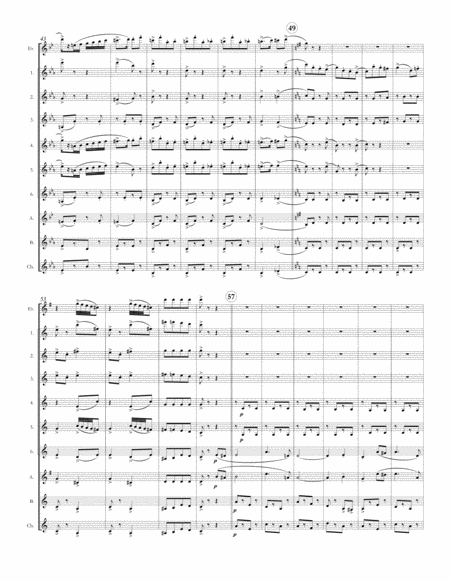 March, Op. 99 for Clarinet Choir image number null