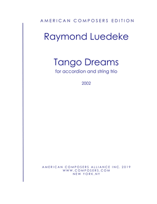 Book cover for [Luedeke] Tango Dreams