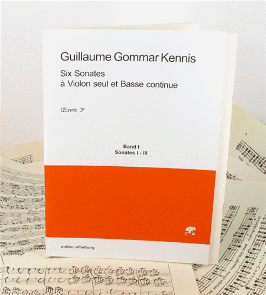 Six sonatas for violin and continuo - Opus 3 - Sonatas I to III Violin scores gallery preview page 1