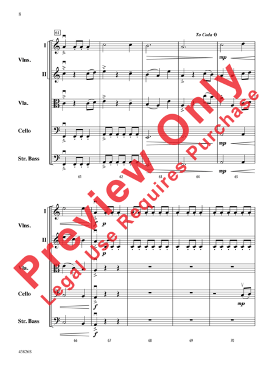 Iroquois Journey String Orchestra scores gallery preview page 9