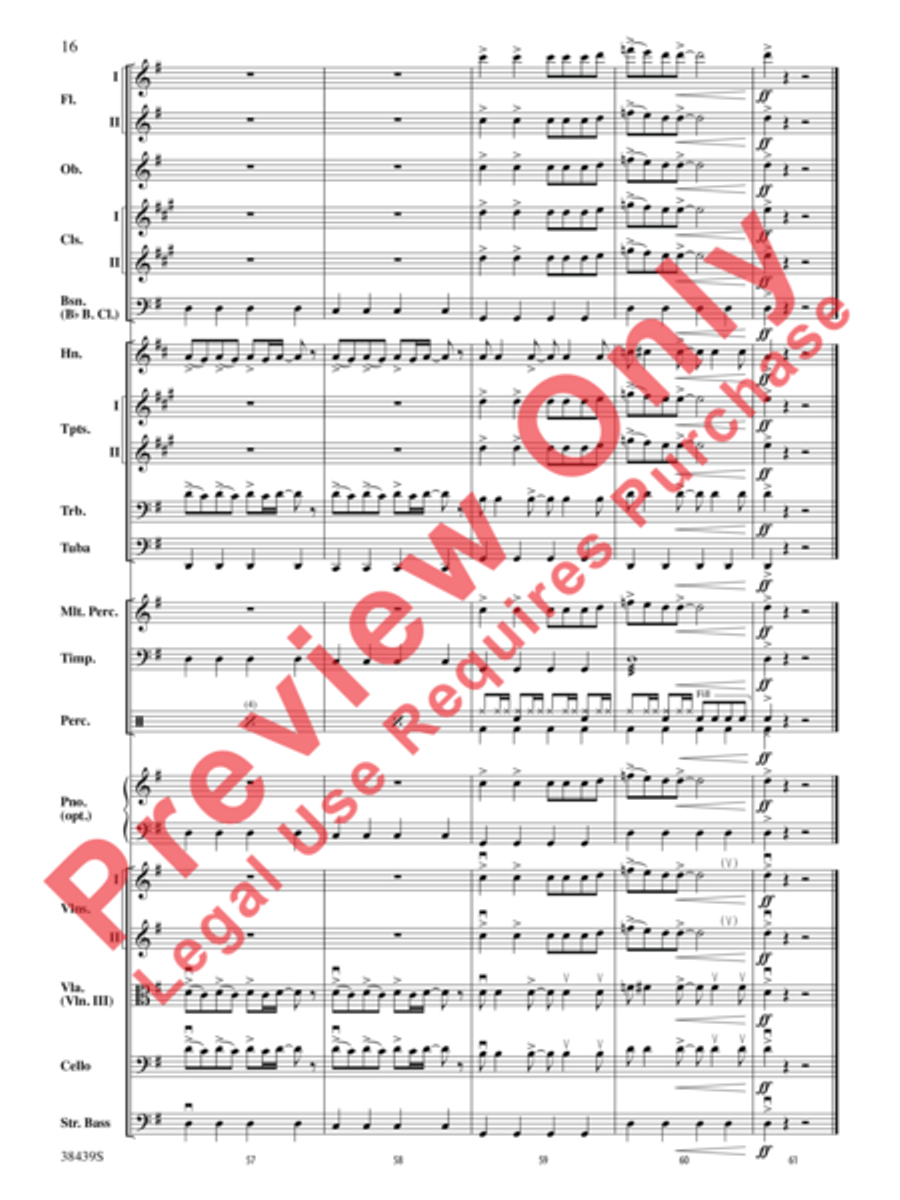 Born This Way Full Orchestra scores gallery preview page 17