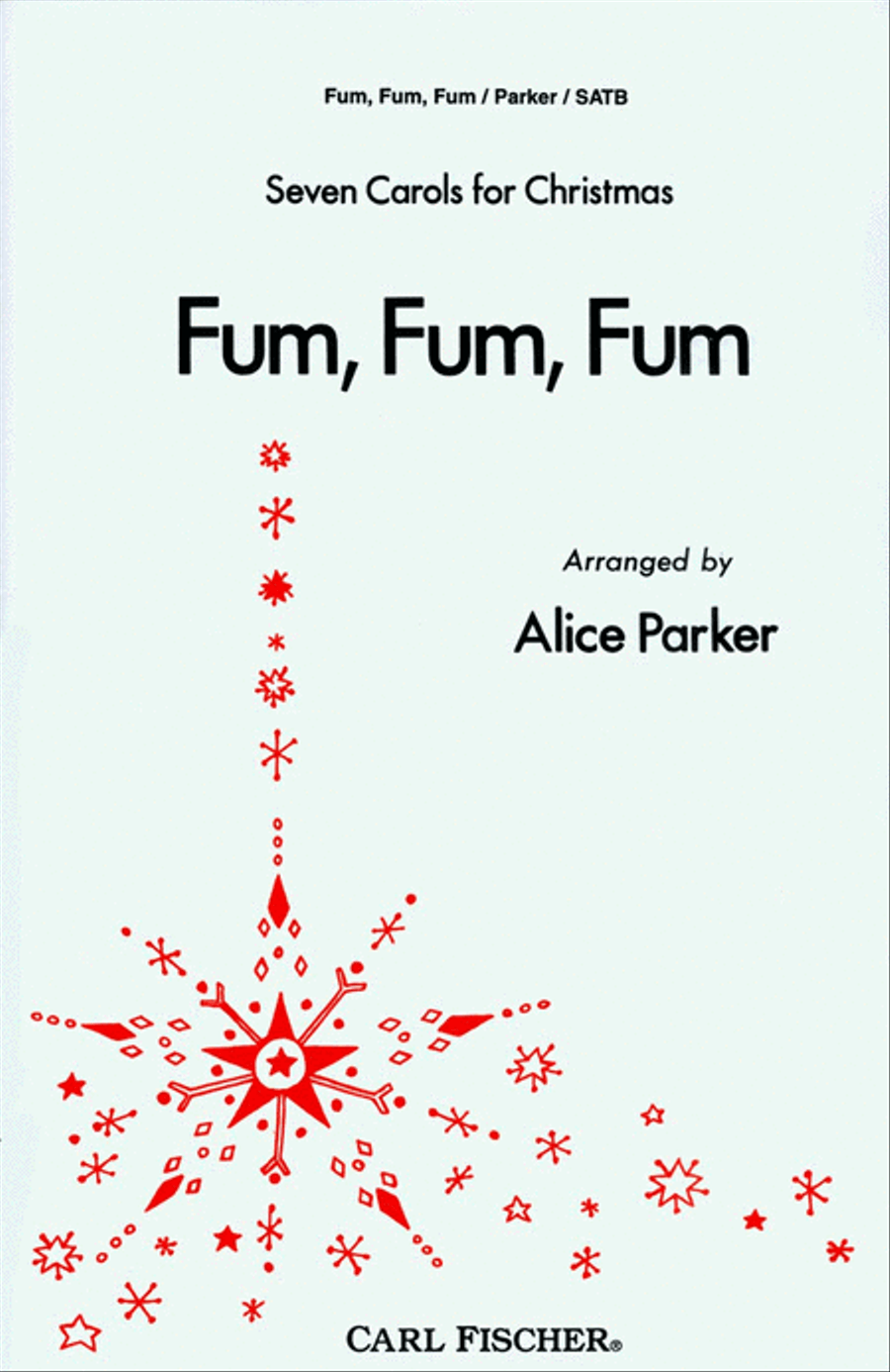 Fum, Fum, Fum ! 4-Part scores gallery preview page 1