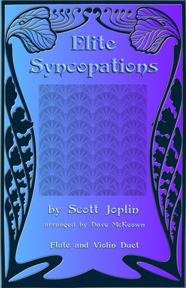 Book cover for The Elite Syncopations for Flute and Violin Duet