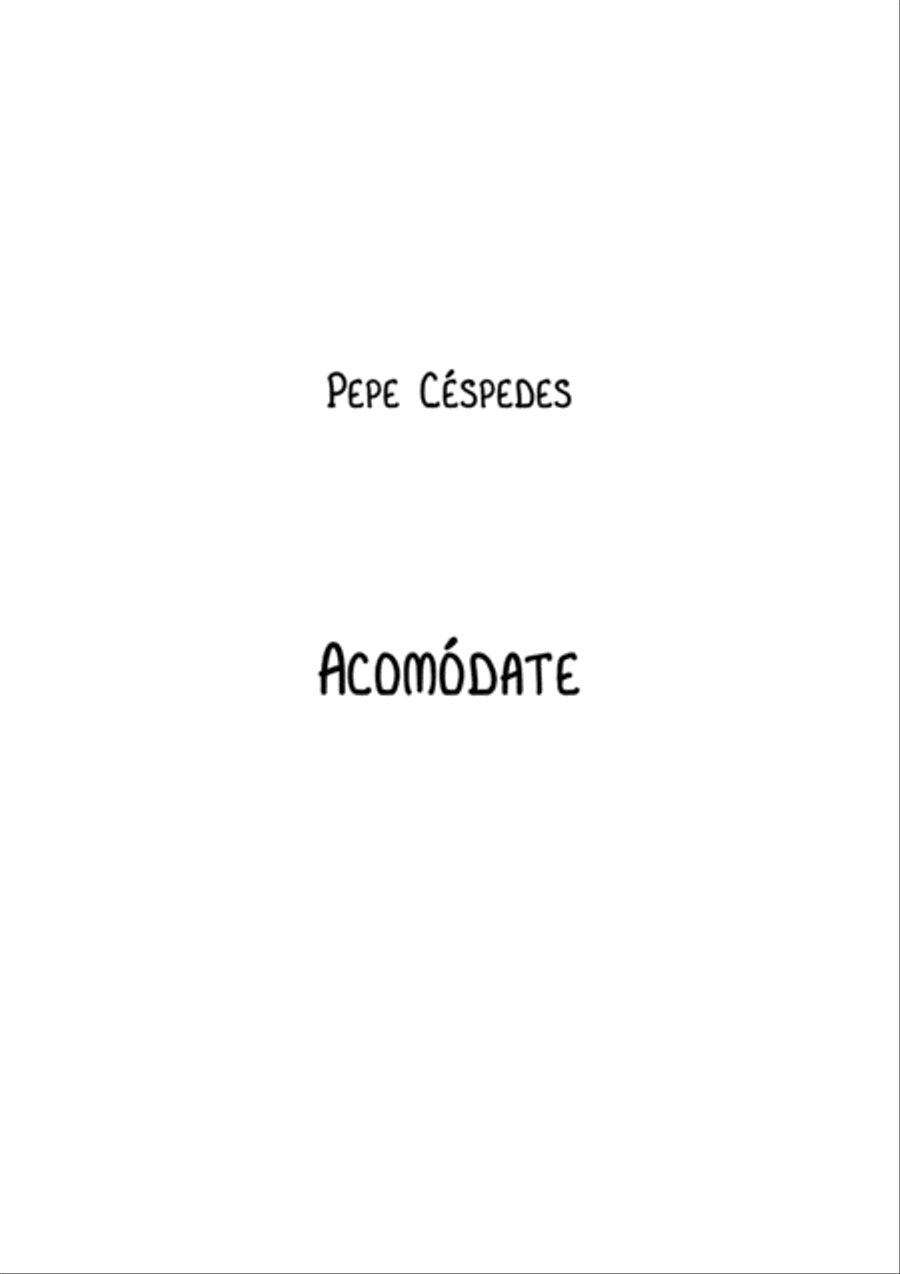 Acomódate Acomódate Jazz Ensemble scores gallery preview page 1