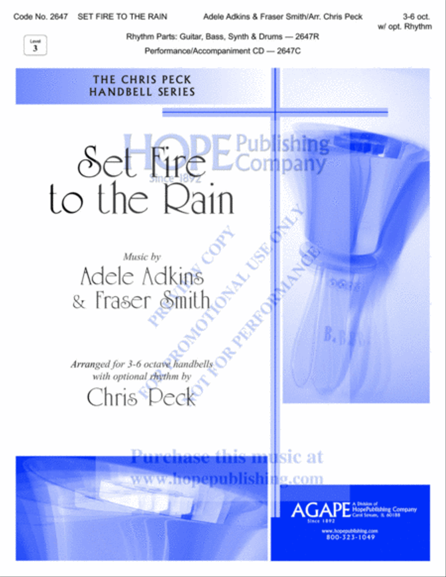 Set Fire to the Rain 5-Octaves scores gallery preview page 2