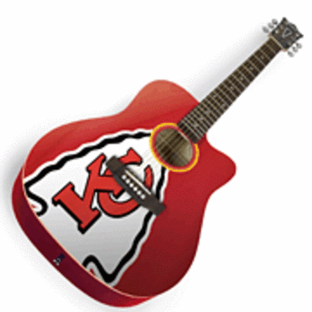 Kansas City Chiefs Acoustic Guitar