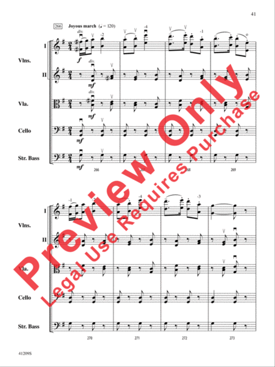 The Wizard of Oz String Orchestra scores gallery preview page 42