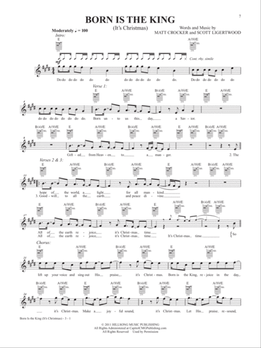 Modern Worship Christmas for Guitar Guitar scores gallery preview page 6