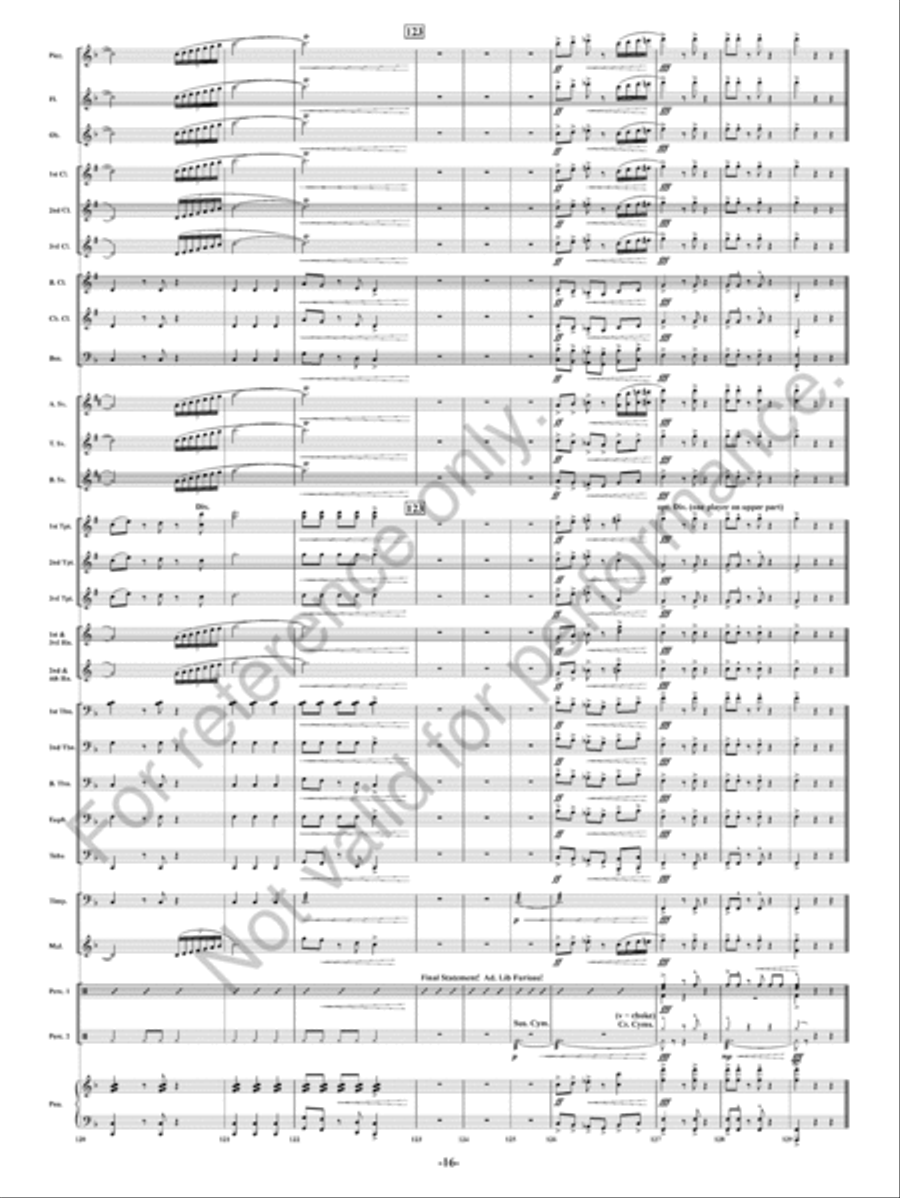 Summer Nights Concert Band scores gallery preview page 17