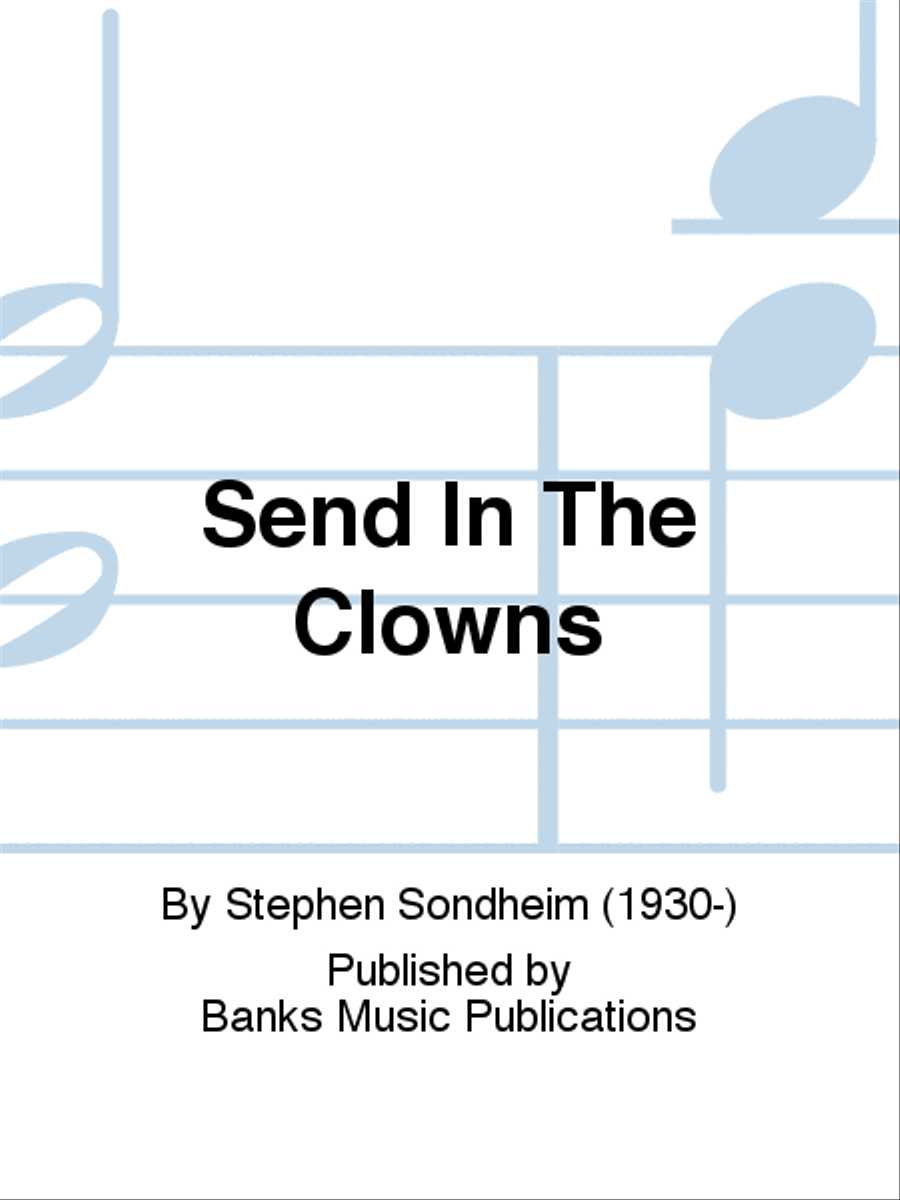Send In The Clowns 4-Part scores gallery preview page 1