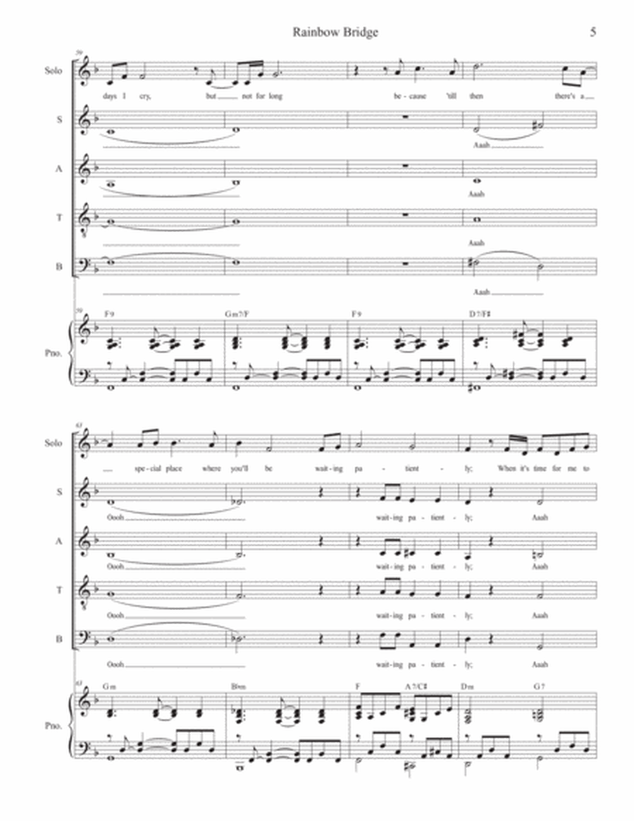 Rainbow Bridge (Solo and SATB) image number null