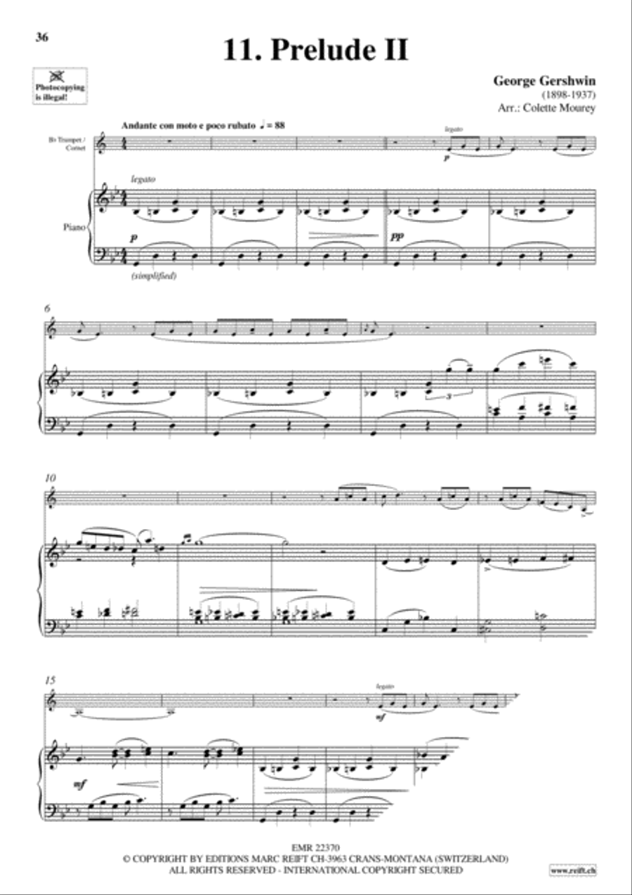Gershwin 20 Greatest Hits Cornet scores gallery preview page 13