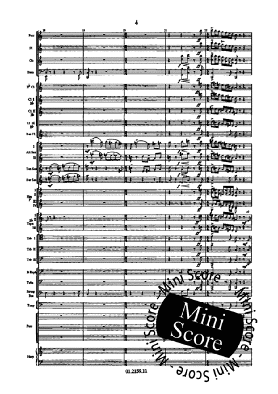 Dance Suite Concert Band scores gallery preview page 12