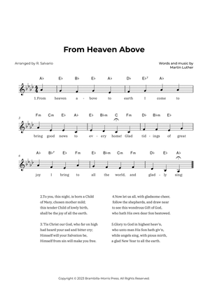 From Heaven Above (Key of A-Flat Major)