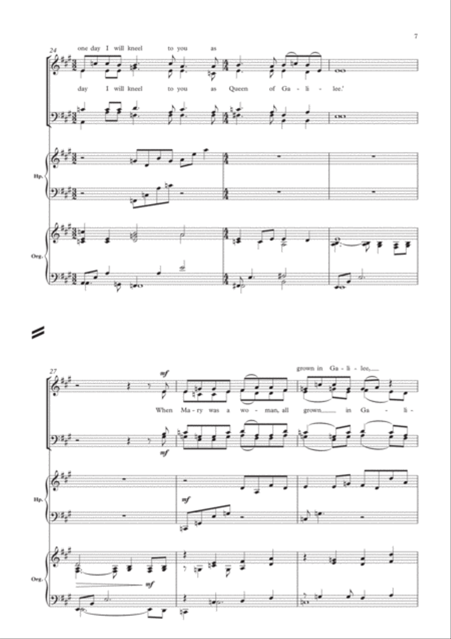 Mary, Mother Mary, Mother Score scores gallery preview page 6