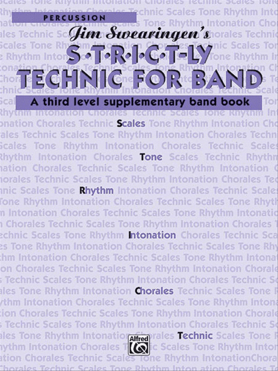 S*t*r*i*c*t-ly [Strictly] Technic for Band (A Third Level Supplementary Band Book) Concert Band Methods scores gallery preview page 1
