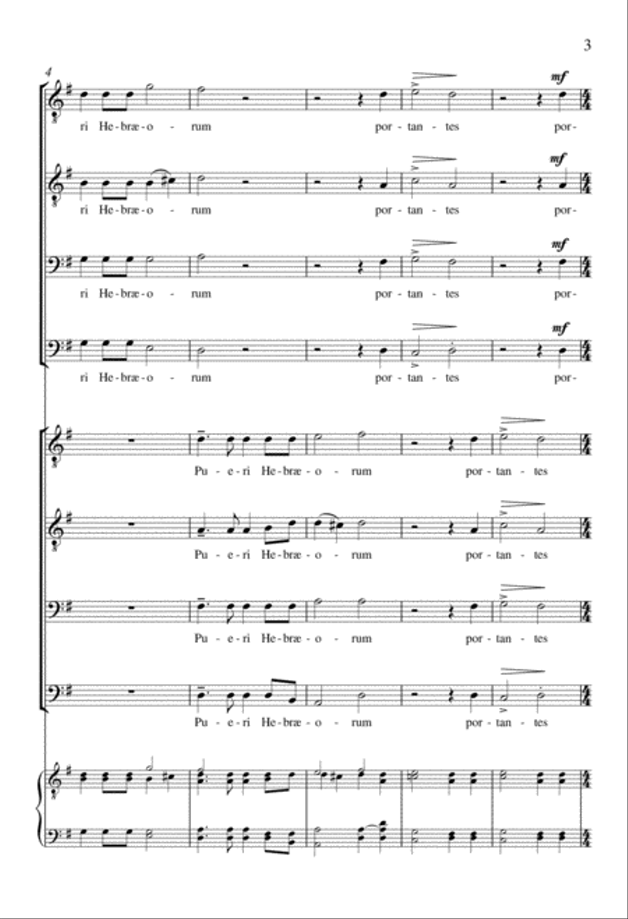 Pueri Hebræorum TTBB scores gallery preview page 3