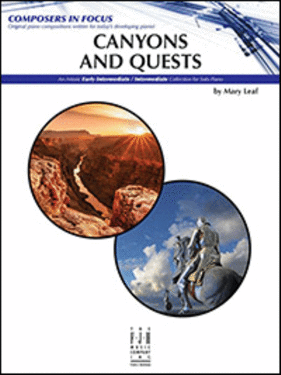 Canyons and Quests Piano Solo scores gallery preview page 1