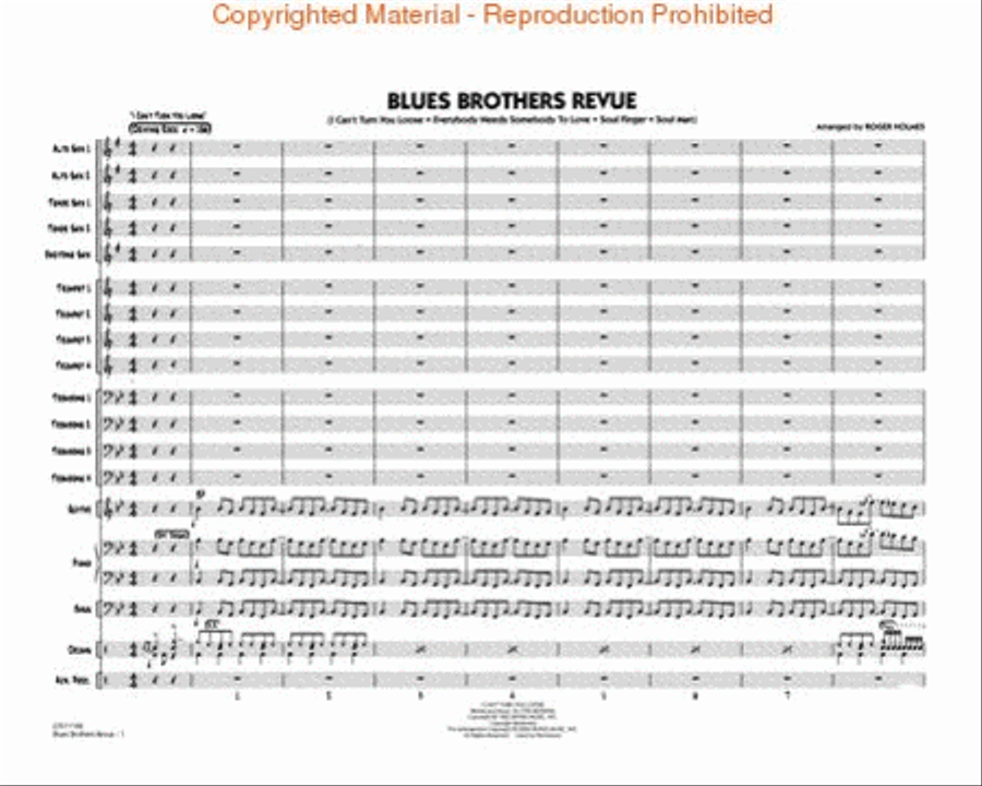 Blues Brothers Revue Jazz Ensemble scores gallery preview page 2