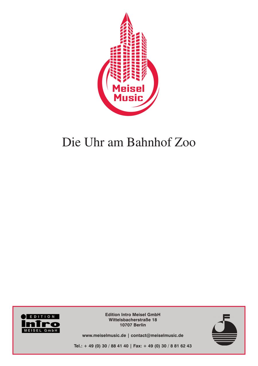 Die Uhr am Bahnhof Zoo