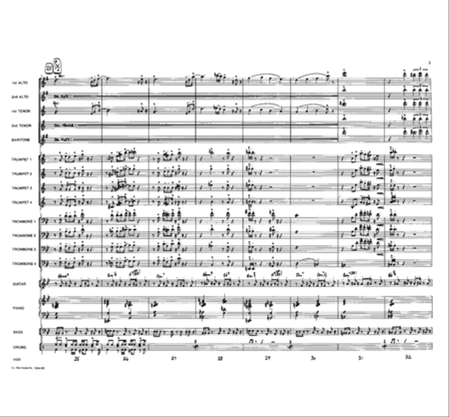 Hip Hoppin' Jazz Ensemble scores gallery preview page 5