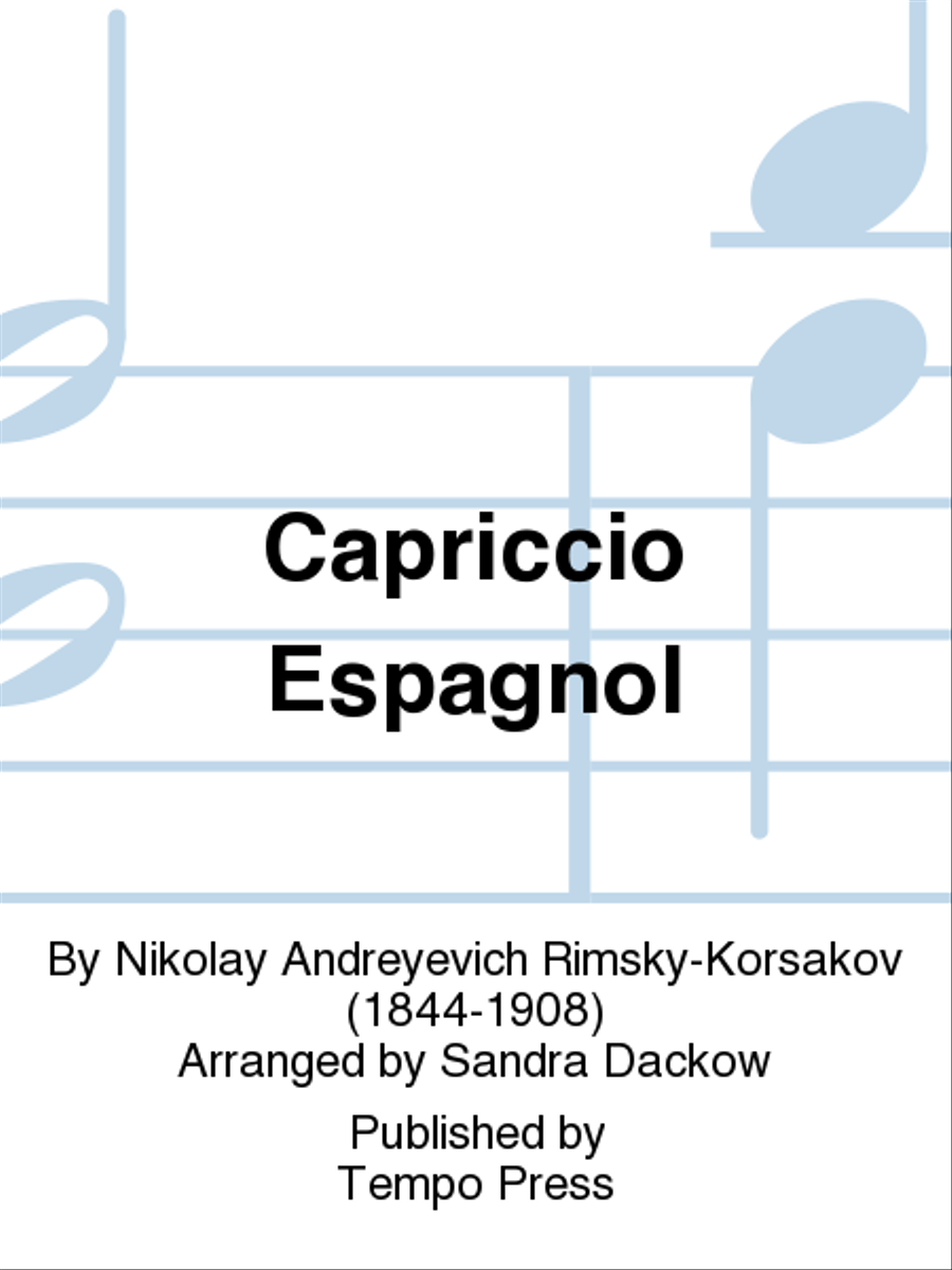 Capriccio Espagnol, Op. 34 Orchestra scores gallery preview page 1